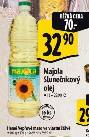 Albert Majola slunečnicový olej nabídka