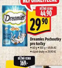 Albert Dreamies pochoutky pro kočky nabídka