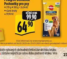 Albert Pedigree dentastix pochoutky pro psy nabídka