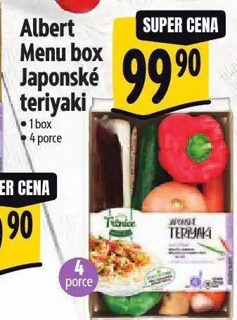 Albert Menu box japonské teriyaki nabídka