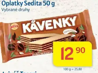 Kubík potraviny Oplatky Sedita nabídka