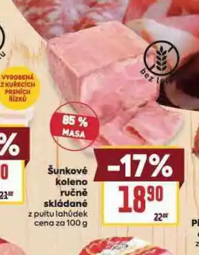 Billa Šunkové koleno ručně skládané nabídka