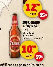 Penny Market Pivo zubr nabídka