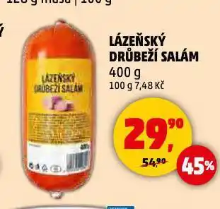 Penny Market Lázeňský drůbeží salám nabídka