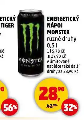 Penny Market Monster energy drink nabídka