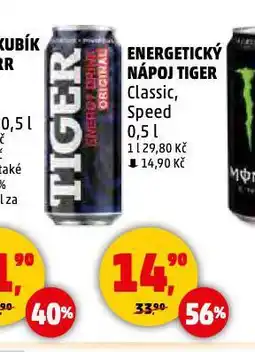 Penny Market Tiger energy drink nabídka