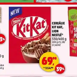 Penny Market Kitkat cereálie nabídka