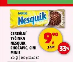 Penny Market Nesquik cereální tyčinka nabídka