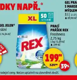 Penny Market Rex prací prášek nabídka