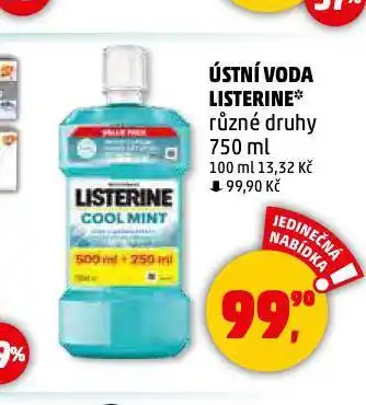 Penny Market Listerine ústní voda nabídka