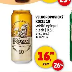 Penny Market Pivo velkopopovický kozel nabídka