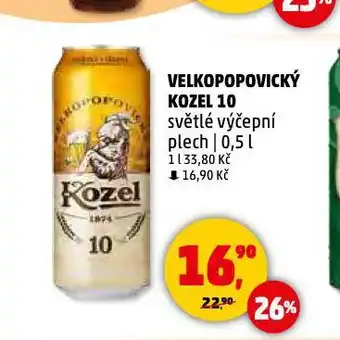 Penny Market Pivo velkopopovický kozel nabídka