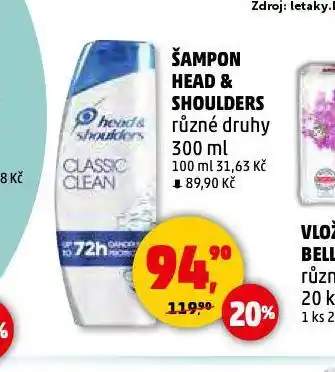 Penny Market Head & shoulders šampon na vlasy nabídka