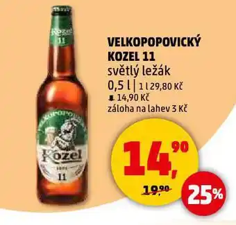 Penny Market Pivo velkopopovický kozel nabídka