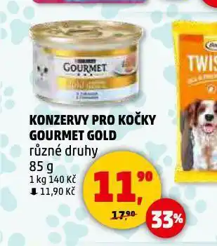 Penny Market Gourmet gold konzervy pro kočky nabídka