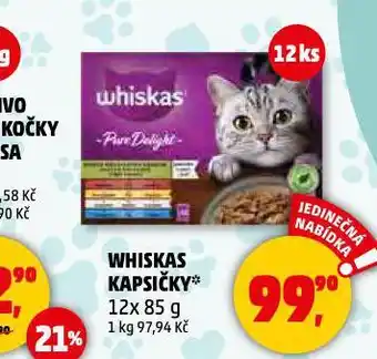 Penny Market Whiskas kapsičky pro kočky nabídka