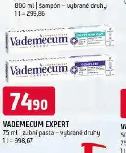 Terno Vademecum expert zubní pasta nabídka