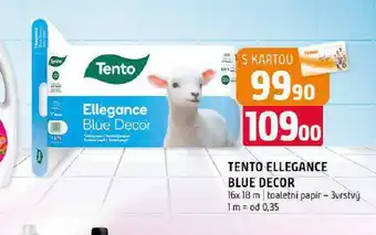 Terno Tdento ellegance blue decor toaletní papír nabídka