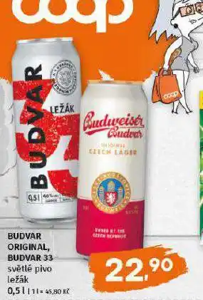 Terno Pivo budweiser budvar original nabídka