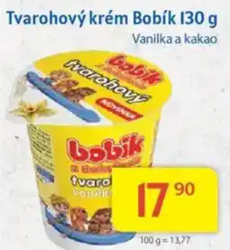 Kubík potraviny Tvarohový krém Bobík nabídka