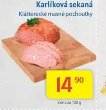 Kubík potraviny Karlíková sekaná nabídka