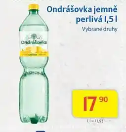 Kubík potraviny Ondrášovka jemně perlivá nabídka