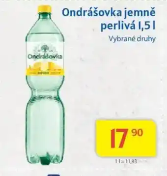 Kubík potraviny Ondrášovka jemně perlivá nabídka