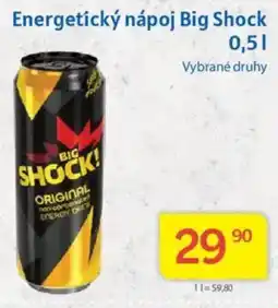 Kubík potraviny Energetický nápoj Big Shock nabídka