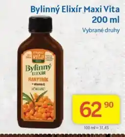 Kubík potraviny Bylinný Elixír Maxi Vita nabídka