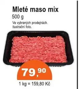 COOP DISKONT Mleté maso mix nabídka