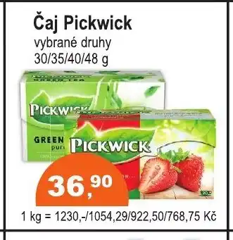 COOP DISKONT PICKWICK Čaj nabídka