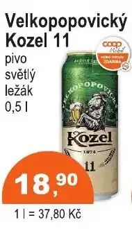 COOP DISKONT Velkopopovický Kozel 11 nabídka