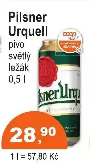 COOP DISKONT Pilsner Urquell nabídka