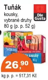 COOP DISKONT Tuňák kousky nabídka