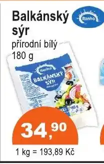 COOP DISKONT Balkánský sýr nabídka