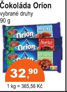 COOP DISKONT Čokoláda Orion nabídka