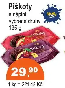 COOP DISKONT Piškoty nabídka