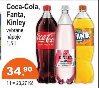 COOP DISKONT Coca-Cola, Fanta, Kinley nabídka