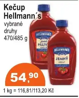 COOP DISKONT HELLMANN'S Kečup nabídka