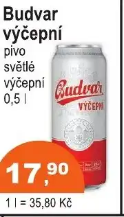 COOP DISKONT Budvar výčepni nabídka