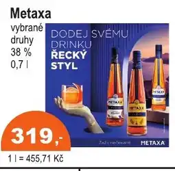 COOP DISKONT METAXA nabídka