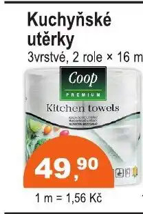 COOP DISKONT Kuchyňské utěrky nabídka