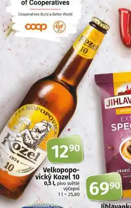 Coop Pivo velkopopovický kozel 10 nabídka