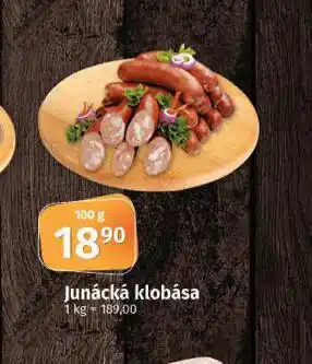 Coop Junácká klobása nabídka