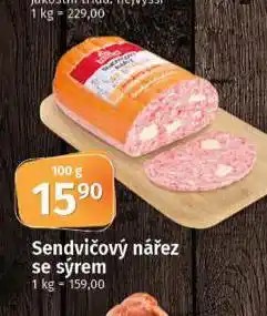 Coop Sendvičový nářez se sýrem nabídka