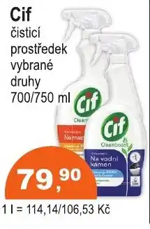 COOP DISKONT CIF čisticí prostředek nabídka