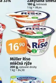 Coop Müller riso mléčná rýže nabídka