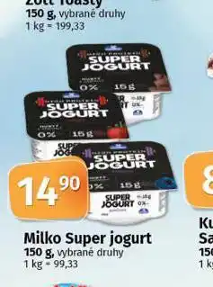 Coop Milko super jogurt nabídka