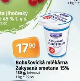 Coop Zakysaná smetana 15% nabídka