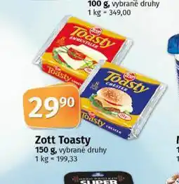 Coop Zott toasty nabídka